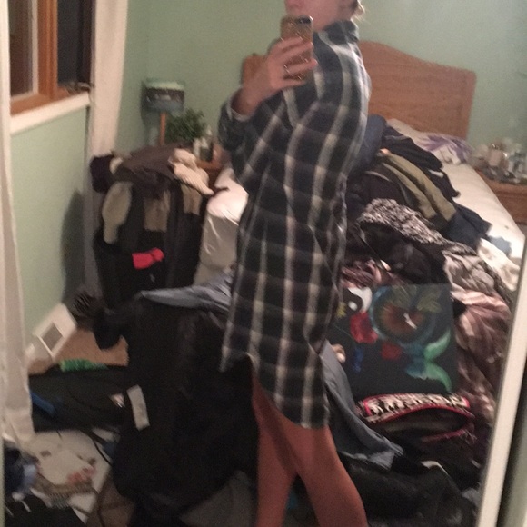 Flannel lounge dress - Picture 4 of 4